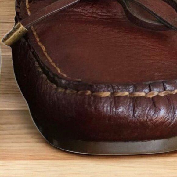 COACH (8B) Patrice A2893 Soft Tumbled Chestnut Slip In Loafers - Picture 13 of 13